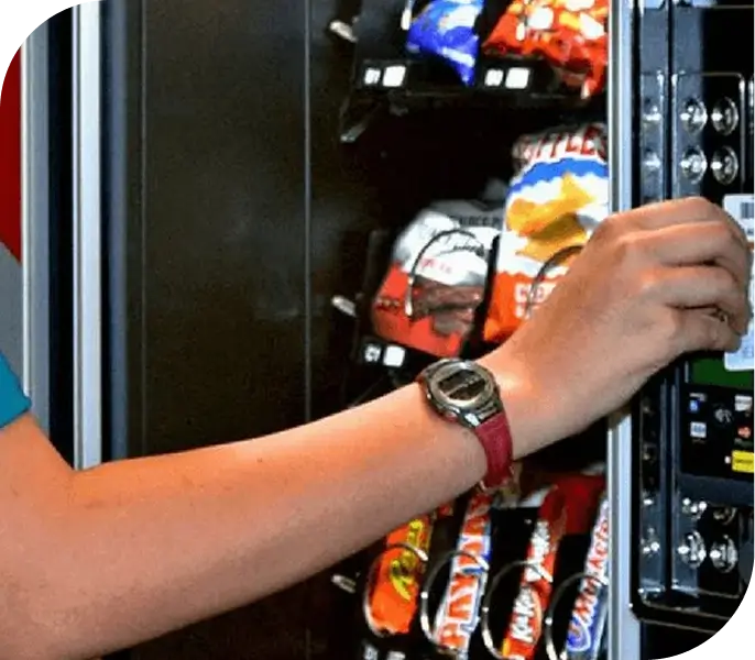Secure credit card vending machine installed in Chicago office by Windy City Vending