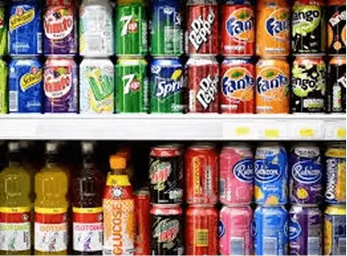Cold drinks sodas and juices available in Chicago IL drink vending machines