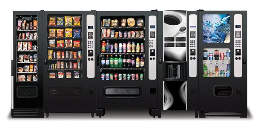 Modern cashless beverage vending machine for Chicago businesses by Windy City Vending
