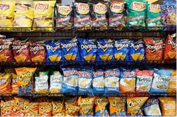 Lays chips and snacks available in Chicago credit card vending machines